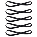 1/2/3/5pcs Women Sweatbands Football Yoga Pure Hair Bands Anti-slip Elastic Rubber Thin Sports Headband Men Hair Accessories