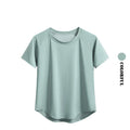 DRUR 2pcs Yoga Set Women Summer Sports Suit 2 Piece Sportswear Outfits Female Short Sleeve Fitness Tops Running Shorts Sets New