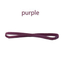 1/2/3/5pcs Women Sweatbands Football Yoga Pure Hair Bands Anti-slip Elastic Rubber Thin Sports Headband Men Hair Accessories