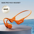 Sanag B60S Bone Conduction Earphone IPX8 Swimming Bluetooth Headphones Wireless Open Headset 64GB MP3 with Microphone Earbuds