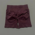 HISTELLO Impacts Shorts 4.5" Women Fitness Sports Biker Shorts Low Waist Gym Short Workout Scrunch Butt Yoga Seamless Leggings