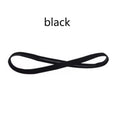 1/2/3/5pcs Women Sweatbands Football Yoga Pure Hair Bands Anti-slip Elastic Rubber Thin Sports Headband Men Hair Accessories