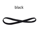 1/2/3/5pcs Women Sweatbands Football Yoga Pure Hair Bands Anti-slip Elastic Rubber Thin Sports Headband Men Hair Accessories