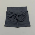 HISTELLO Impacts Shorts 4.5" Women Fitness Sports Biker Shorts Low Waist Gym Short Workout Scrunch Butt Yoga Seamless Leggings