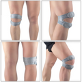 1PCS Pressurized Knee Wrap Sleeve Support Bandage Pad Elastic Braces Knee Hole Kneepad Safety Basketball Tennis Cycling