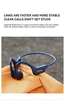 Sanag B60S Bone Conduction Earphone IPX8 Swimming Bluetooth Headphones Wireless Open Headset 64GB MP3 with Microphone Earbuds