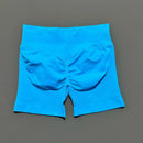 HISTELLO Impacts Shorts 4.5" Women Fitness Sports Biker Shorts Low Waist Gym Short Workout Scrunch Butt Yoga Seamless Leggings