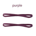 1/2/3/5pcs Women Sweatbands Football Yoga Pure Hair Bands Anti-slip Elastic Rubber Thin Sports Headband Men Hair Accessories