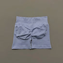 HISTELLO Impacts Shorts 4.5" Women Fitness Sports Biker Shorts Low Waist Gym Short Workout Scrunch Butt Yoga Seamless Leggings