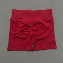 HISTELLO Impacts Shorts 4.5" Women Fitness Sports Biker Shorts Low Waist Gym Short Workout Scrunch Butt Yoga Seamless Leggings