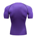 2025 Compression T Shirt Men Short Sleeve Sport Tees Fitness Running Sportsear Men Gym Elastic Quick Dry Jogging T-shirt Tops