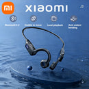 Xiaomi New Air Conduction Bluetooth Earphones V5.3 Plug In Memory Card Digital Display Ear Hanging Suitable For Sports Earphones