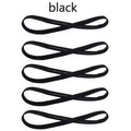 1/2/3/5pcs Women Sweatbands Football Yoga Pure Hair Bands Anti-slip Elastic Rubber Thin Sports Headband Men Hair Accessories
