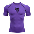 2025 Compression T Shirt Men Short Sleeve Sport Tees Fitness Running Sportsear Men Gym Elastic Quick Dry Jogging T-shirt Tops