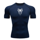 2025 Compression T Shirt Men Short Sleeve Sport Tees Fitness Running Sportsear Men Gym Elastic Quick Dry Jogging T-shirt Tops
