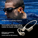 Sanag B60S Bone Conduction Earphone IPX8 Swimming Bluetooth Headphones Wireless Open Headset 64GB MP3 with Microphone Earbuds