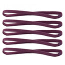 1/2/3/5pcs Women Sweatbands Football Yoga Pure Hair Bands Anti-slip Elastic Rubber Thin Sports Headband Men Hair Accessories