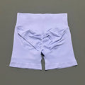 HISTELLO Impacts Shorts 4.5" Women Fitness Sports Biker Shorts Low Waist Gym Short Workout Scrunch Butt Yoga Seamless Leggings