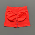 HISTELLO Impacts Shorts 4.5" Women Fitness Sports Biker Shorts Low Waist Gym Short Workout Scrunch Butt Yoga Seamless Leggings