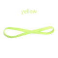 1/2/3/5pcs Women Sweatbands Football Yoga Pure Hair Bands Anti-slip Elastic Rubber Thin Sports Headband Men Hair Accessories