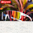 SCVCN New Outdoor Cycling Sunglasses Men Road Driving Bike Glasses  Sports Mountain Climbing Women Bicycle Cycling UV400 Goggles