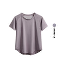 DRUR 2pcs Yoga Set Women Summer Sports Suit 2 Piece Sportswear Outfits Female Short Sleeve Fitness Tops Running Shorts Sets New