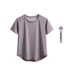 DRUR 2pcs Yoga Set Women Summer Sports Suit 2 Piece Sportswear Outfits Female Short Sleeve Fitness Tops Running Shorts Sets New