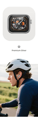 [Ultra HD Screen] HTC NE40 Earphones Bluetooth V6 TWS Sports Wireless Headphones AI Translator Earbud In-Ear Noise Reduction Mic