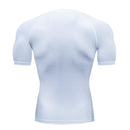 2025 Compression T Shirt Men Short Sleeve Sport Tees Fitness Running Sportsear Men Gym Elastic Quick Dry Jogging T-shirt Tops
