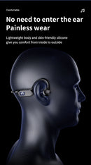 Xiaomi New Air Conduction Bluetooth Earphones V5.3 Plug In Memory Card Digital Display Ear Hanging Suitable For Sports Earphones