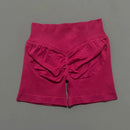 HISTELLO Impacts Shorts 4.5" Women Fitness Sports Biker Shorts Low Waist Gym Short Workout Scrunch Butt Yoga Seamless Leggings