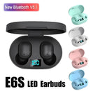 E6S TWS Wireless Headphones Sports Waterproof Bluetooth 5.0 Earphone  Stereo Headset with Microphone for Iphone Xiaomi Vivo Oppo